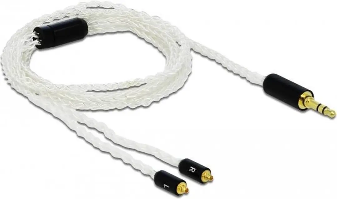Delock 3,5mm Jack naar 2x MMCX Kabel 1,2m