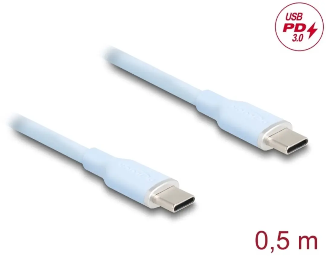 Delock USB-C Kabel 60W 0.5m
