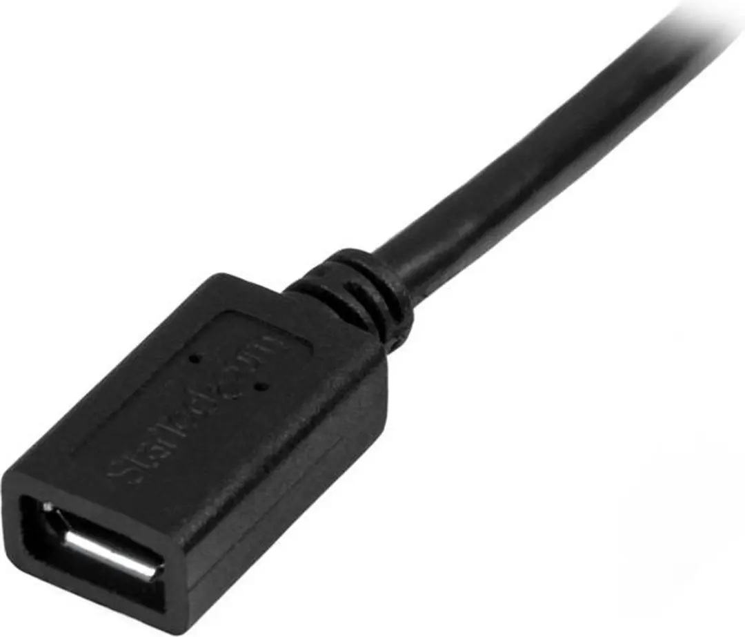 Startech Micro-USB Verlengkabel 50cm M/F - Zwart