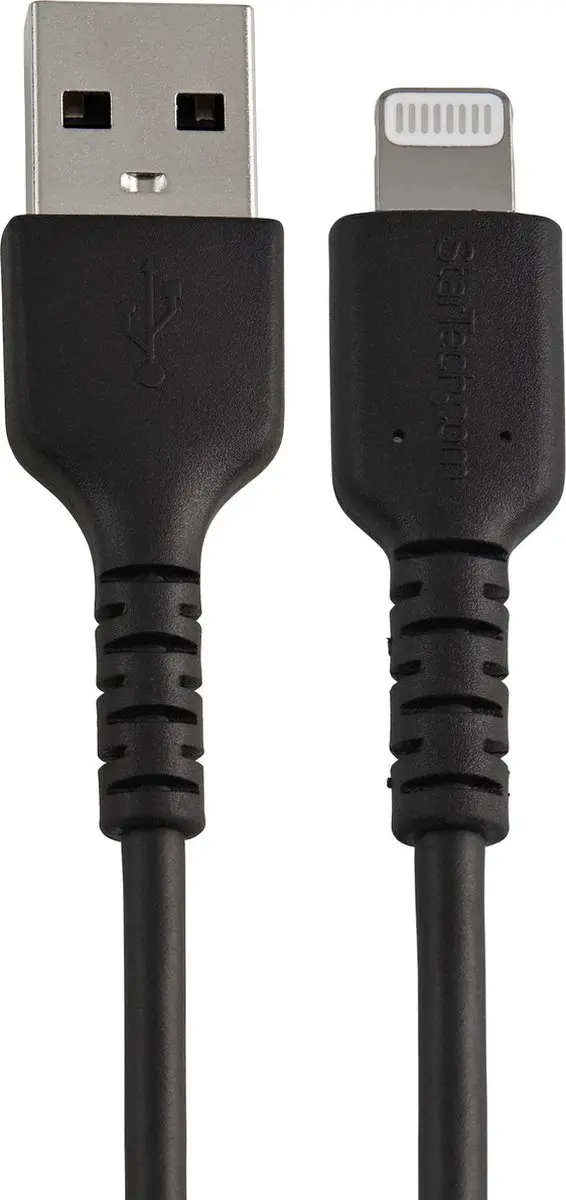 Startech USB A naar Lightning Kabel RUSBLTMM30CMB - Zwart