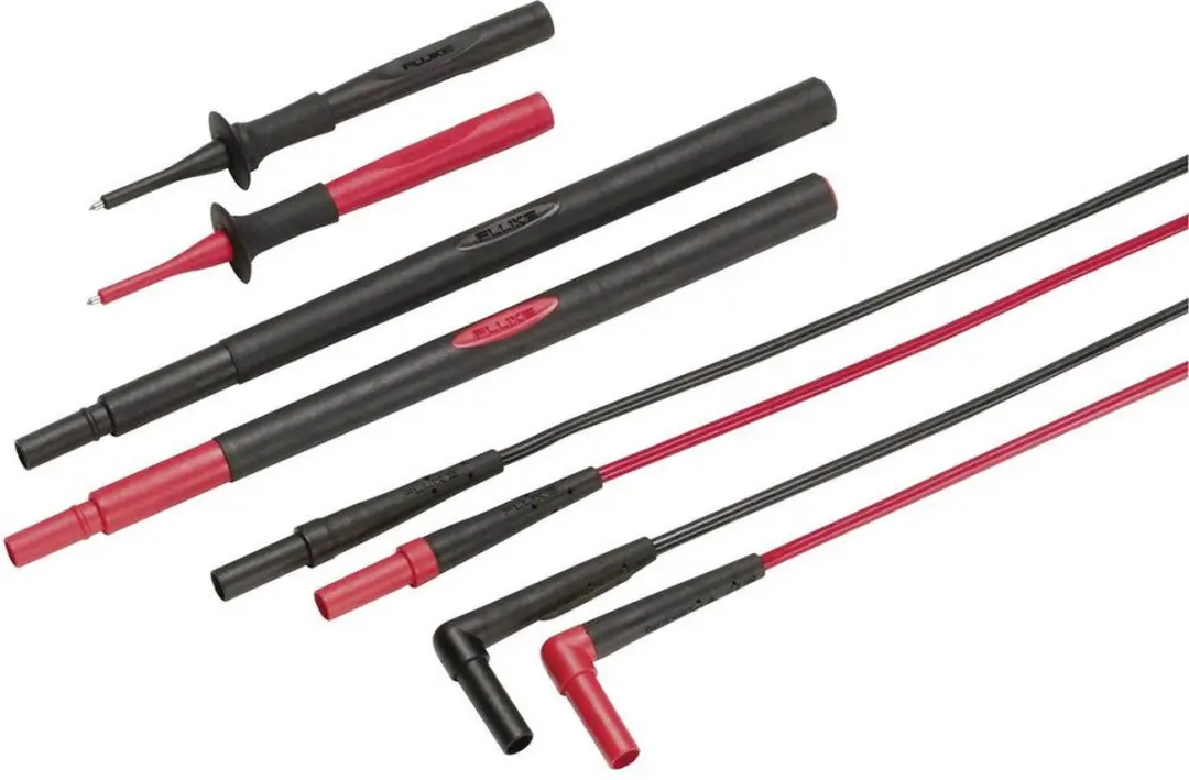 Fluke TL238 Veiligheidsmeetsnoerenset - 4mm Banaanstekker - Rood/Zwart