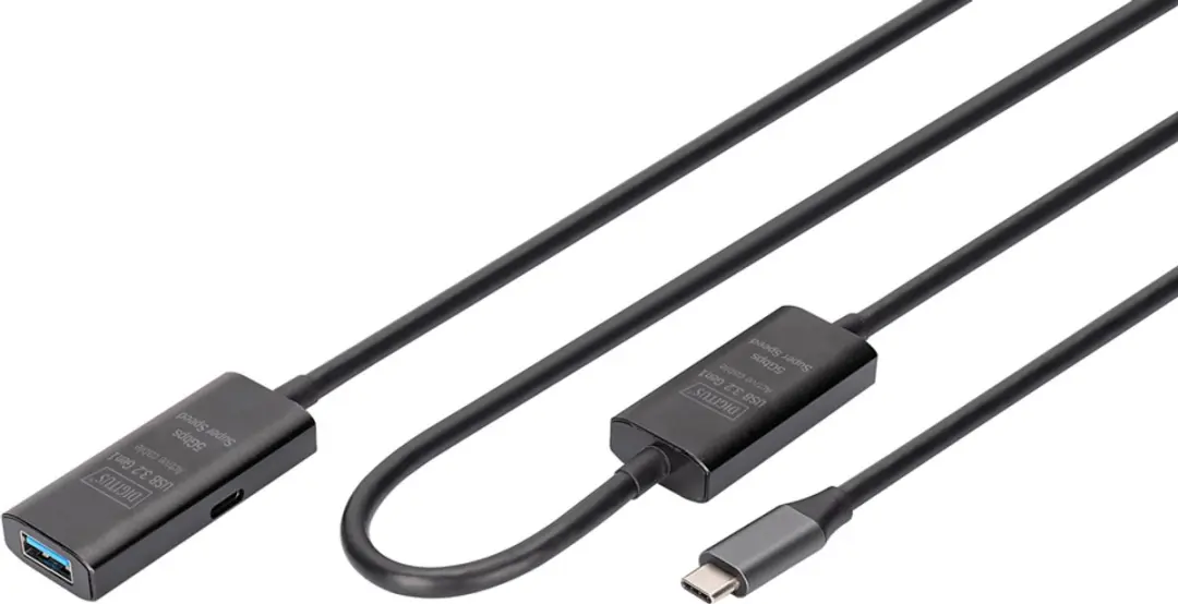 Digitus DA-73113 USB 3.2 Gen2 Kabel - Zwart