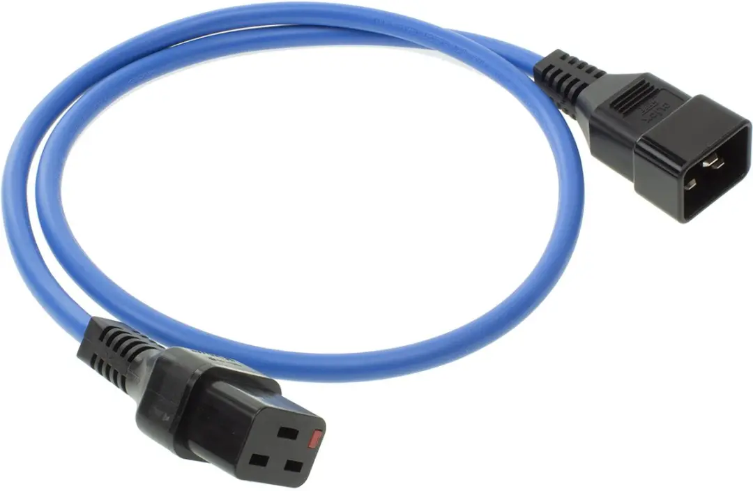 ACT PC1358 AK5206 Netsnoer C19-C20 - 2m - Blauw