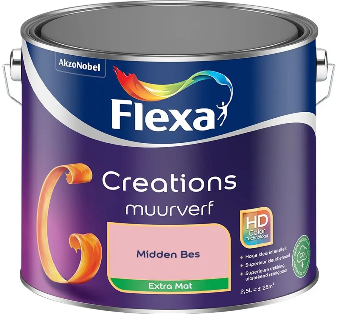 Flexa Creations Muurverf Extra Mat Midden Bes