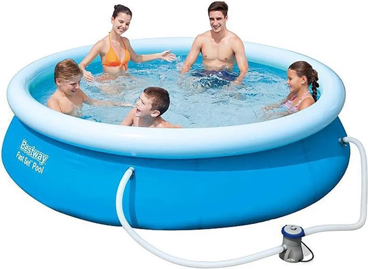 Bestway Fast Set Zwembad Ø365cm x 76cm - 3638L - Blauw - afbeelding 6 van 6