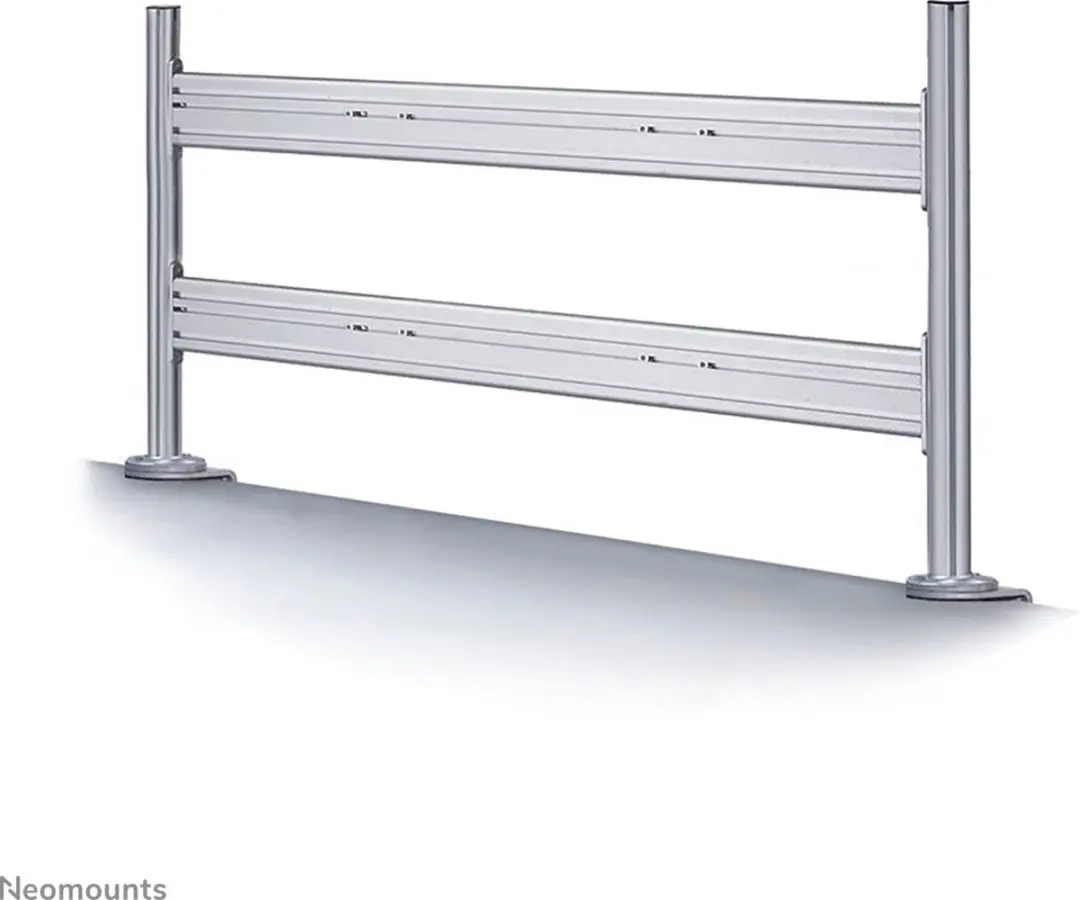 Neomounts FPMA-DTB200 Toolbar Bureaurail 10-24" - 6 Schermen - Zilver