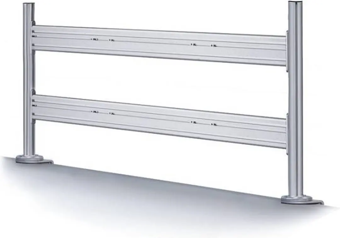 Neomounts FPMA-DTB200 Toolbar Bureaurail 10-24" - 6 Schermen - Zilver