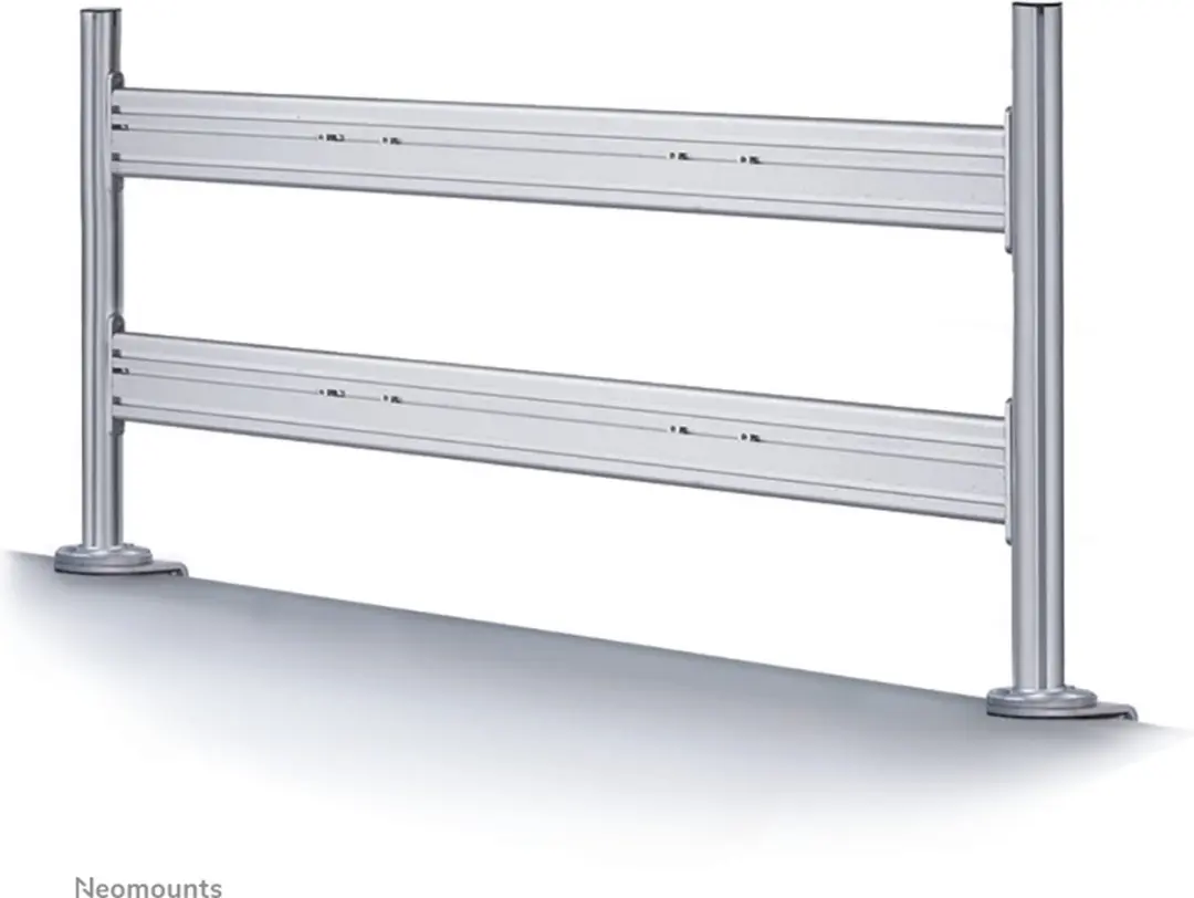 Neomounts FPMA-DTB200 Toolbar Bureaurail 10-24" - 6 Schermen - Zilver