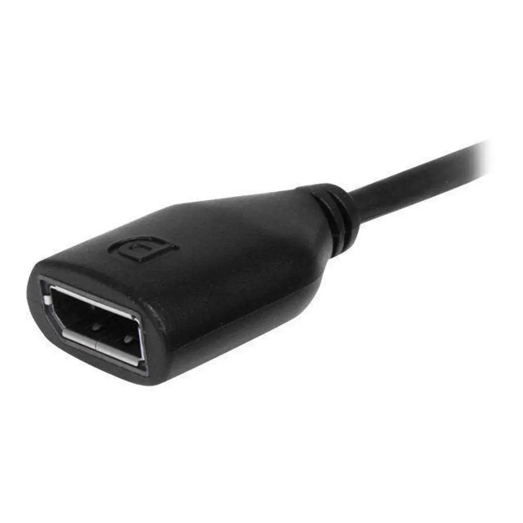 Startech Mini DisplayPort naar DisplayPort Kabel 15cm M/F - Zwart