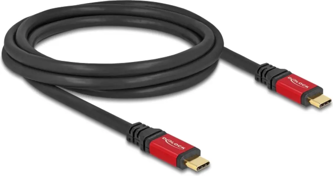 Delock USB-C Kabel 100W 2m - Zwart