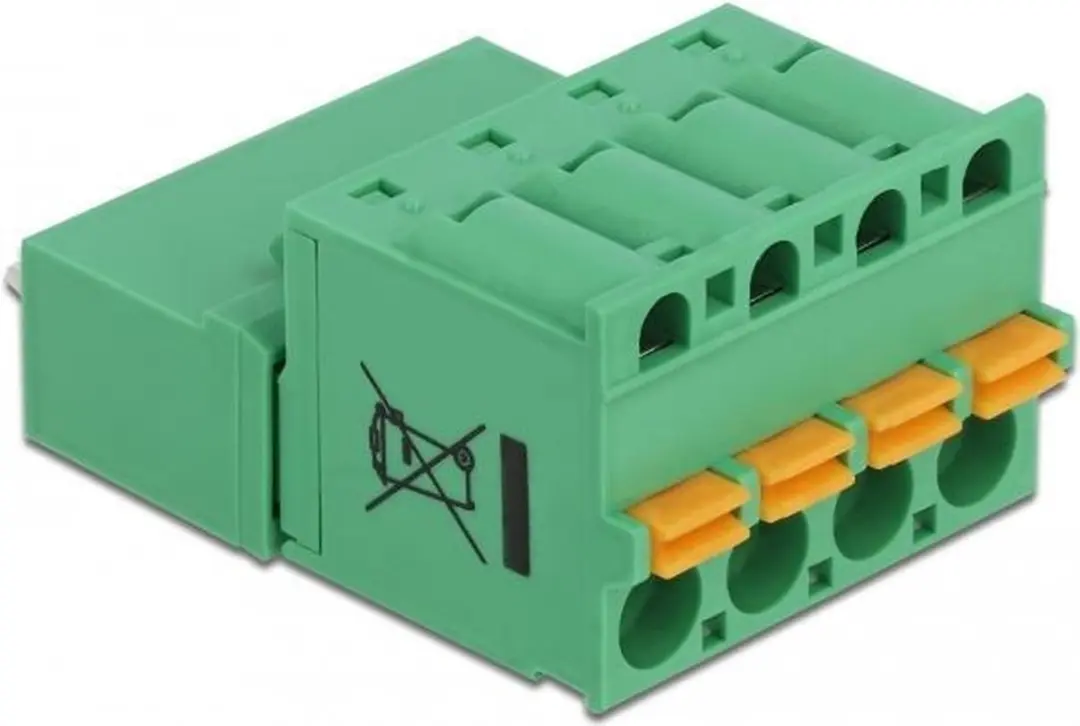 Delock Terminalblokset 4-polig 5.08mm Groen
