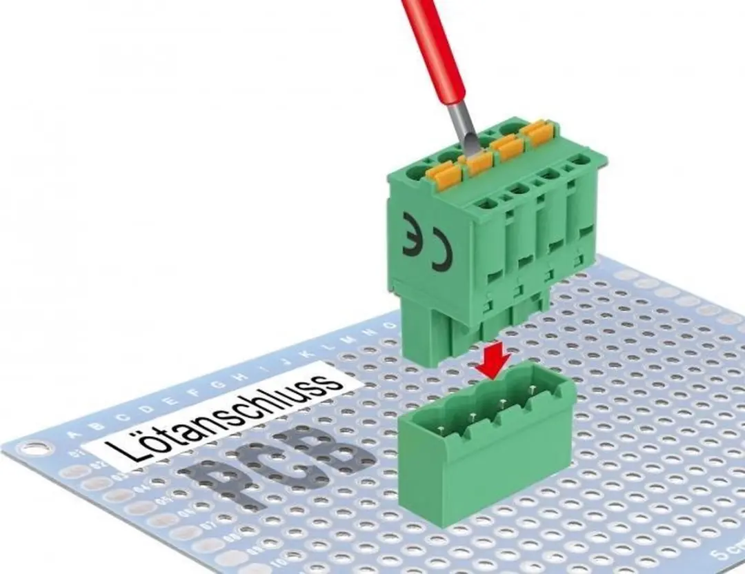 Delock Terminalblokset 4-polig 5.08mm Groen
