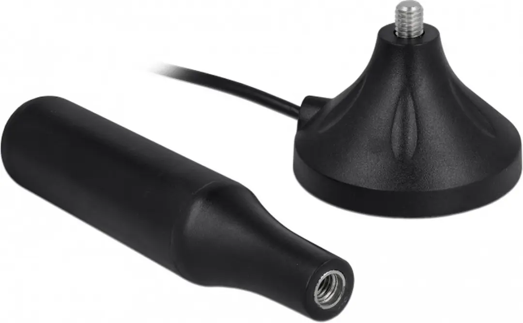 Delock LTE Antenne SMA 3-5 dBi 12,4cm - Magnetisch - RG-174 3m Zwart