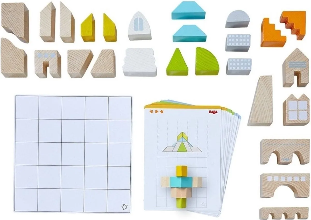 Haba Logica Bouwstenen 43-delig - Multicolor - afbeelding 6 van 6