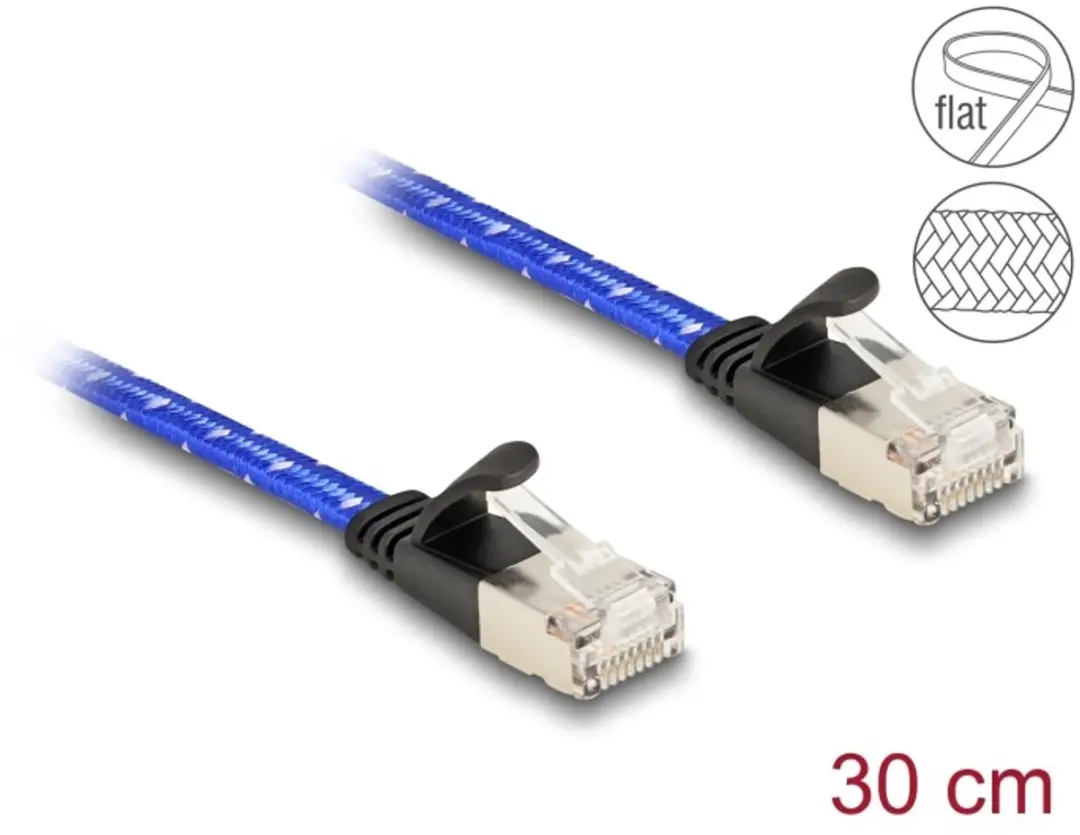 Delock Cat.6A U/FTP RJ45 Kabel 0,3m