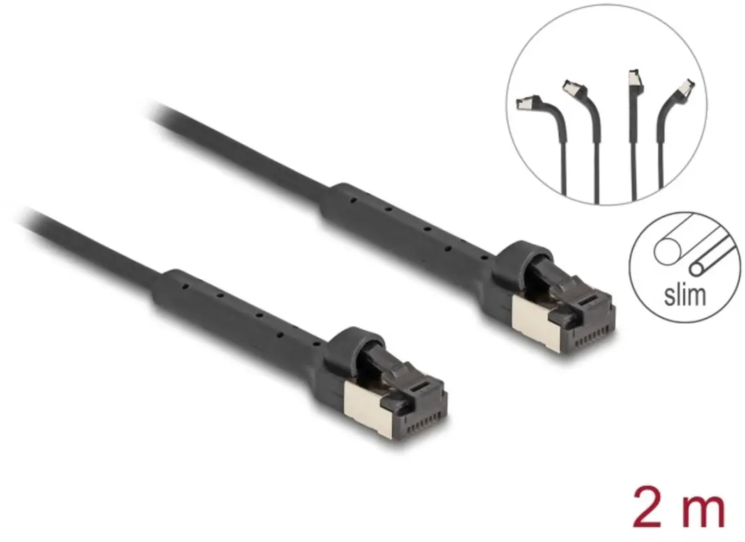 Delock RJ45 Cat.6A U/FTP Gevlochten Kabel