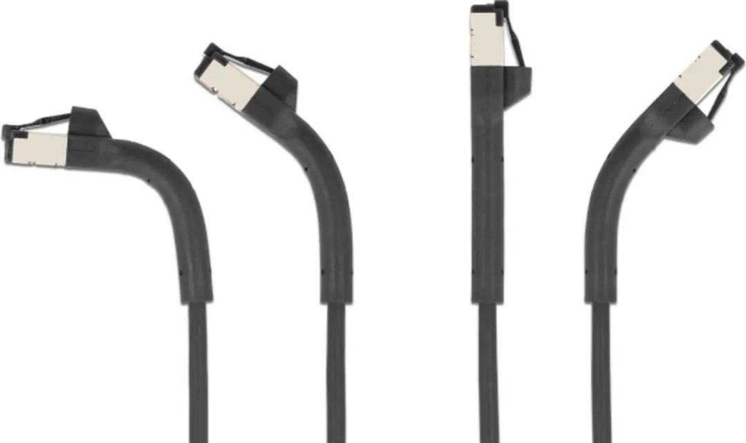Delock RJ45 Cat.6A U/FTP Gevlochten Kabel - 2m - Zwart