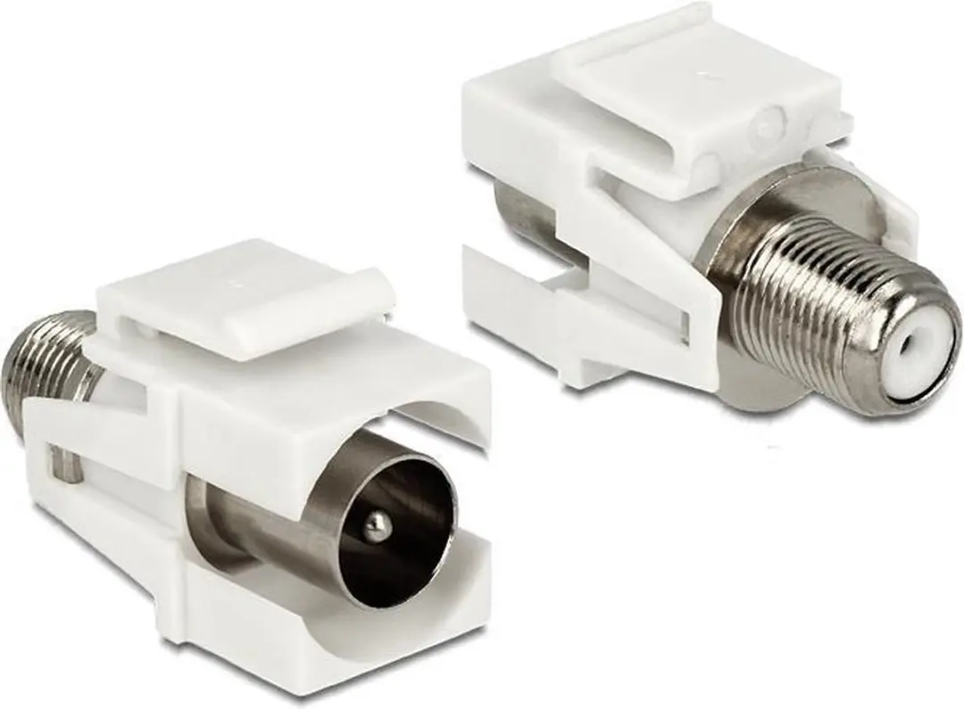 Delock Keystone F-connector Wit