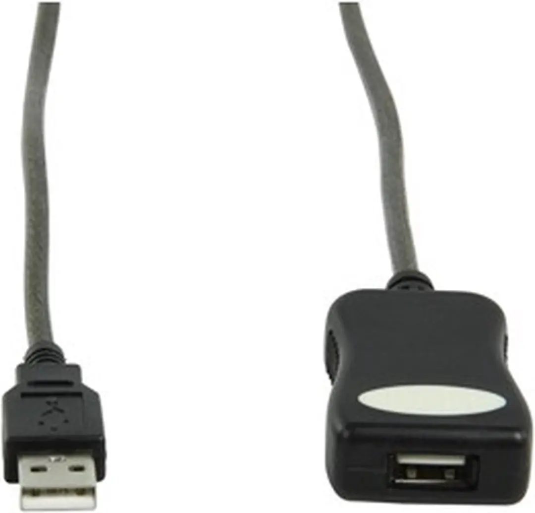 Roline USB 2.0 Verlengkabel 5m - Zwart