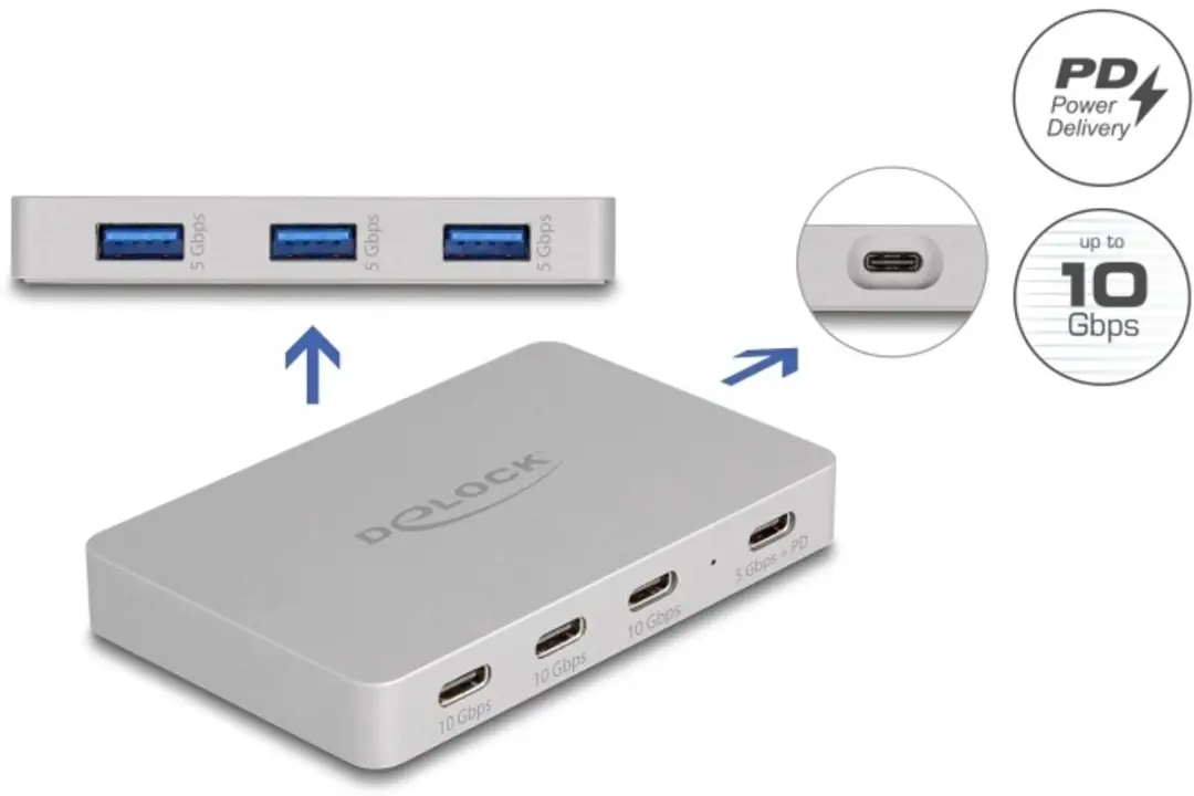 Delock 7-Ports USB Hub 64279