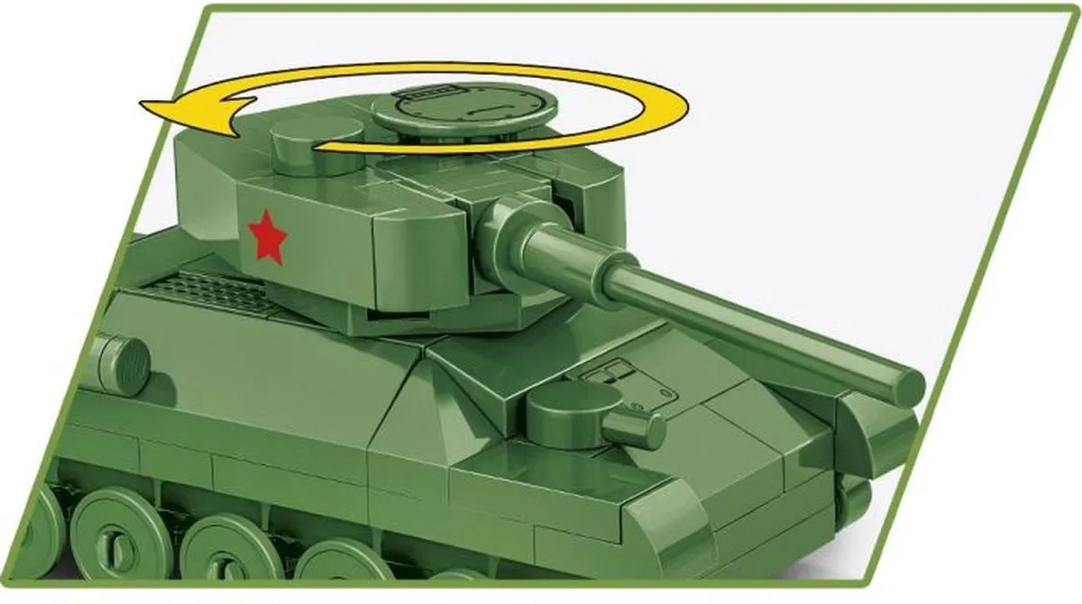 Cobi T-34/85 COBI-3092 - 110 Onderdelen - Meerkleurig