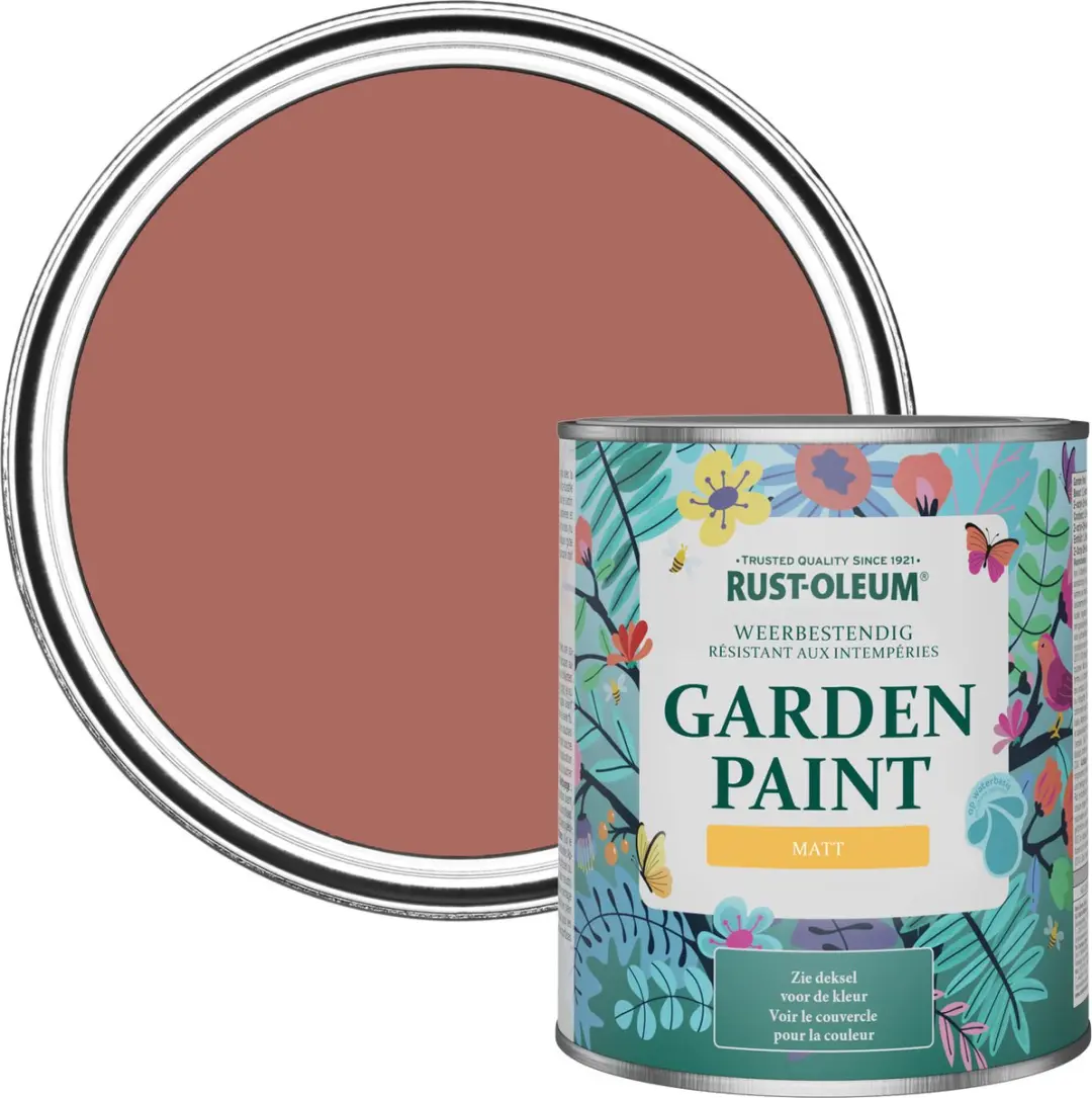 Rust-Oleum Rood Tuinverf Matt