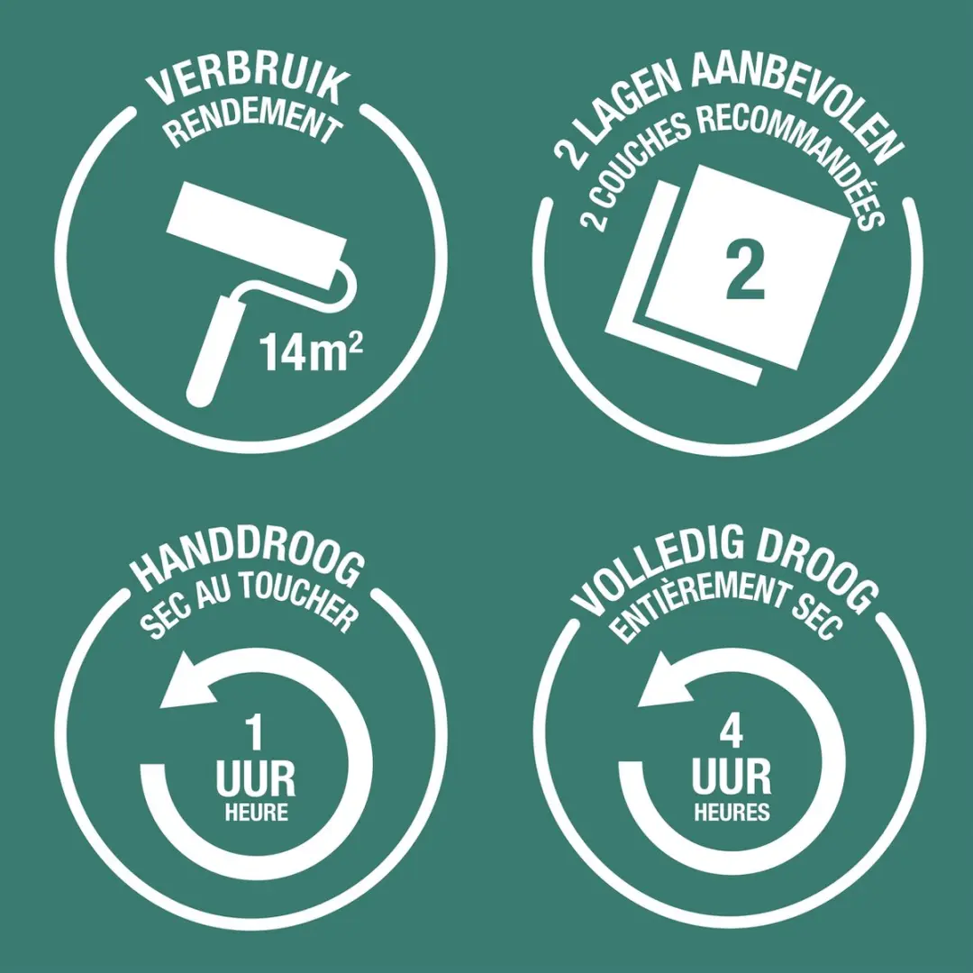 Rust-Oleum Rood Tuinverf Matt - Zalm 750ml