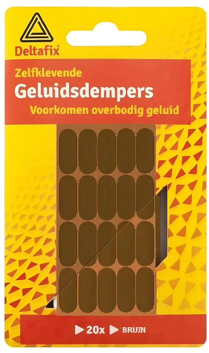 Deltafix Geluiddempers Bruin 20 Stuks