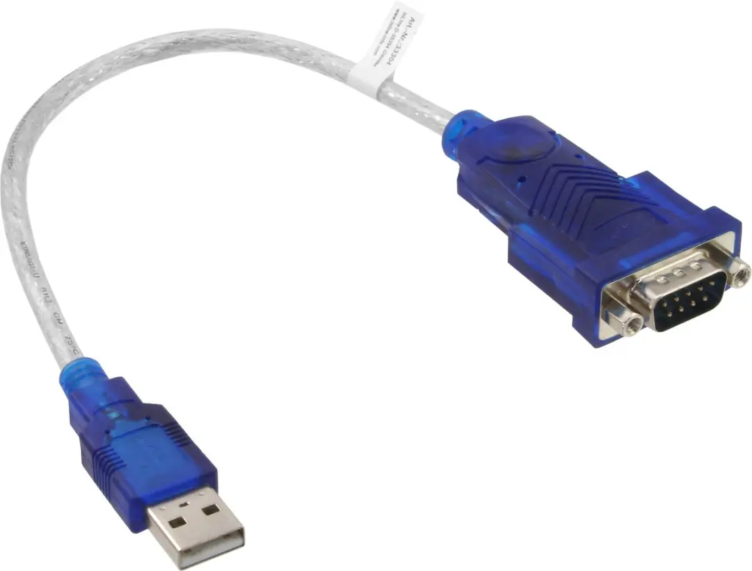 InLine USB-naar-serieel-adapterkabel A naar Sub-D 9-pin - Blauw