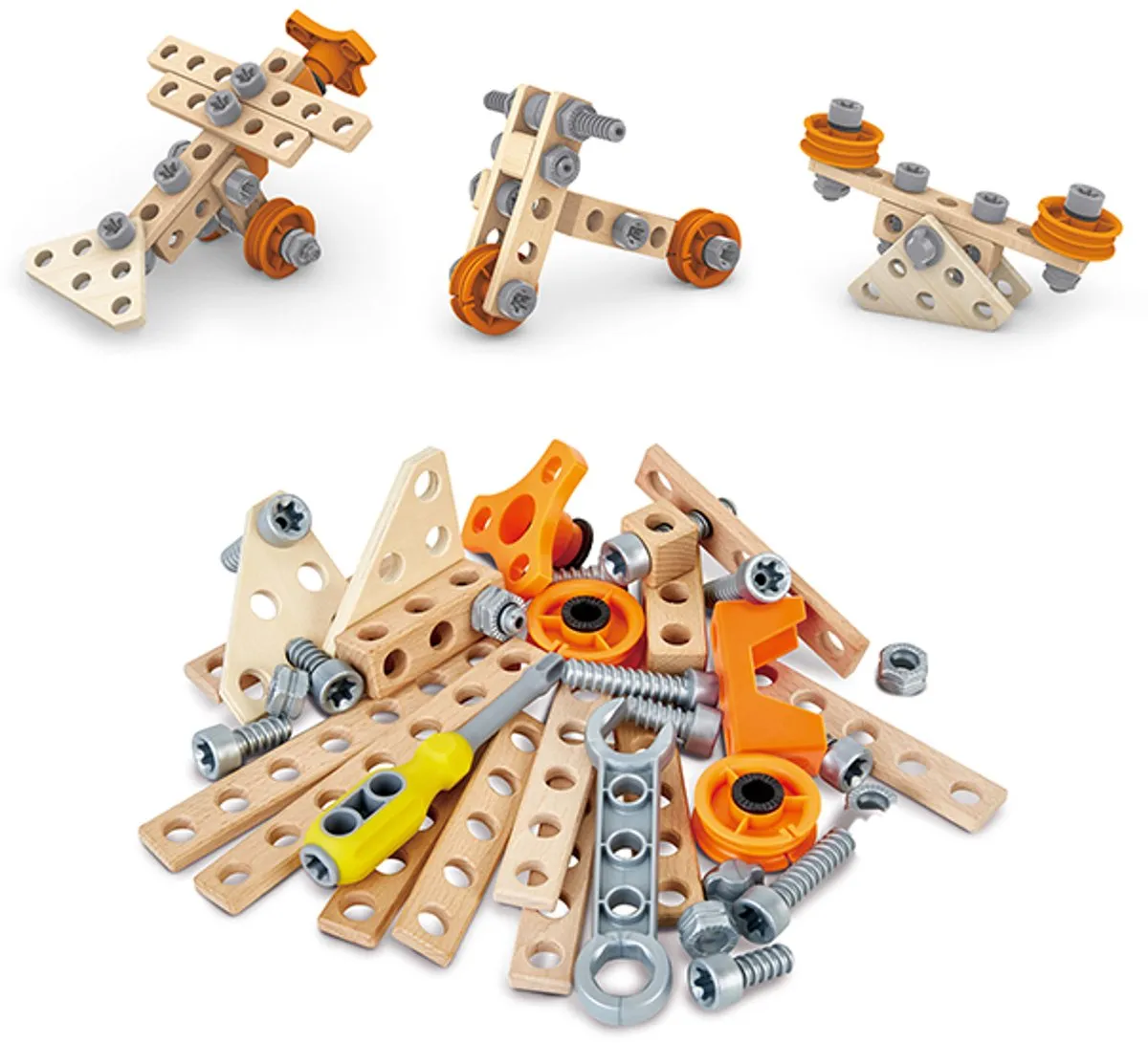 Hape Erfinder Starter Set E3031 - 42-delig - Veelkleurig