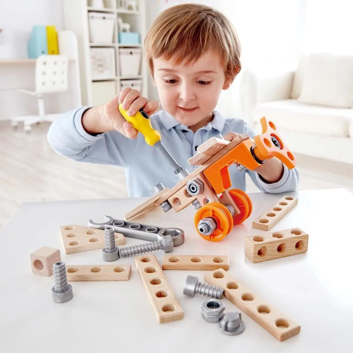 Hape Erfinder Starter Set E3031 - 42-delig - Veelkleurig