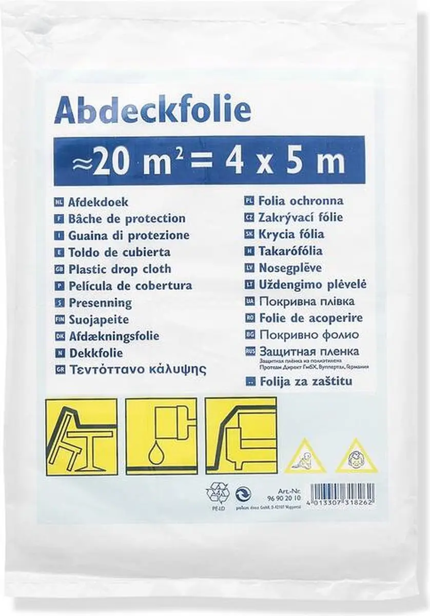 Color Expert Afdekfolie 4x5m