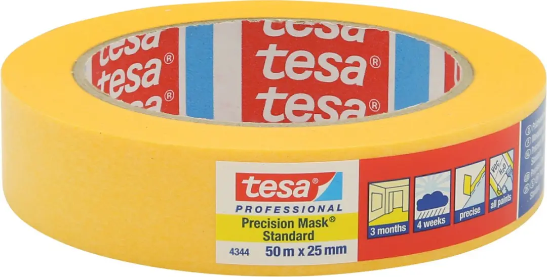 Tesa 4344 Serie Precisie Maskeringstape 50m x 38mm