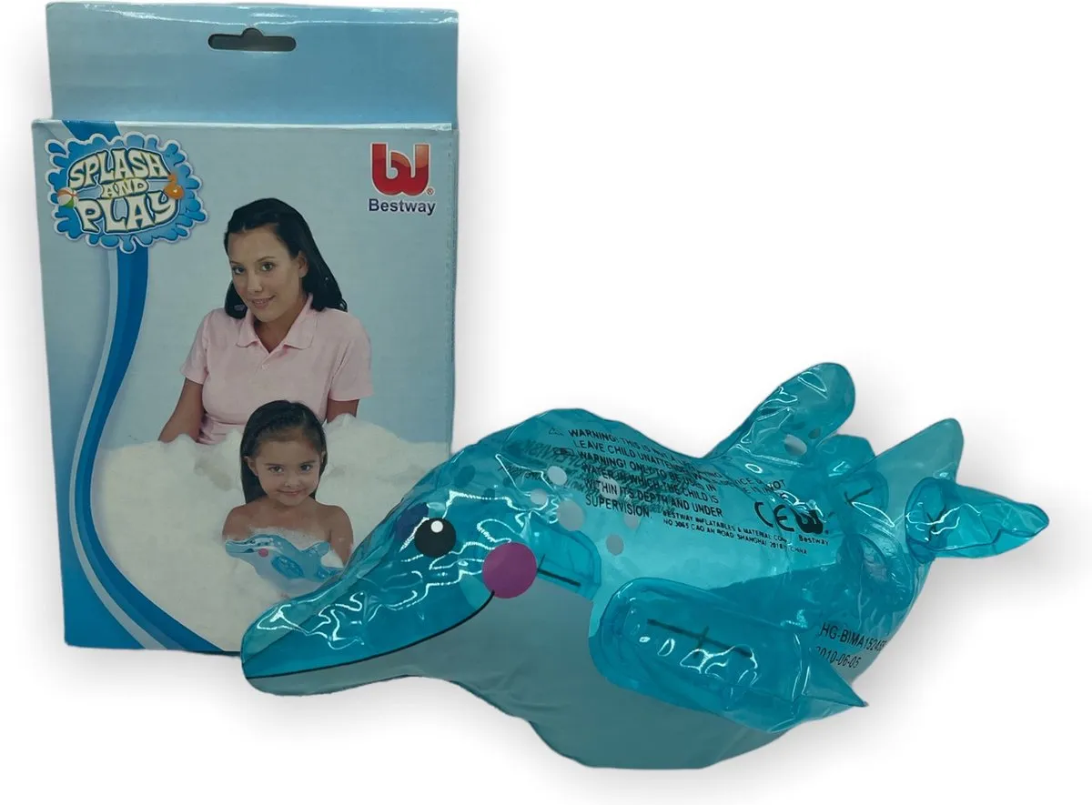 Bestway Mini Dolfijn Opblaasbaar Badspeeltje 29cm