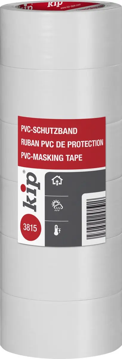 Kip 3815-55 PVC Beschermtape 50mm x 33m - Wit - afbeelding 6 van 6