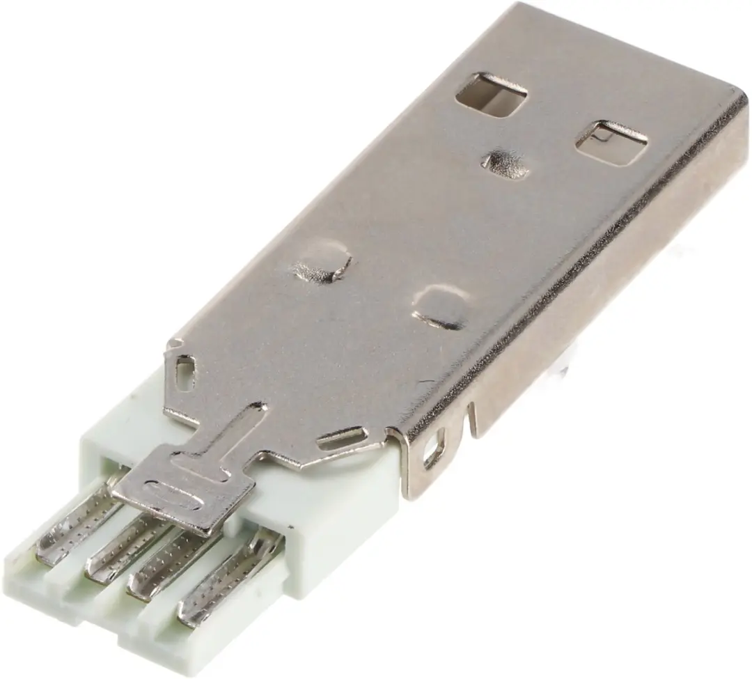Goobay USB-A Soldeerconnector - Grijs