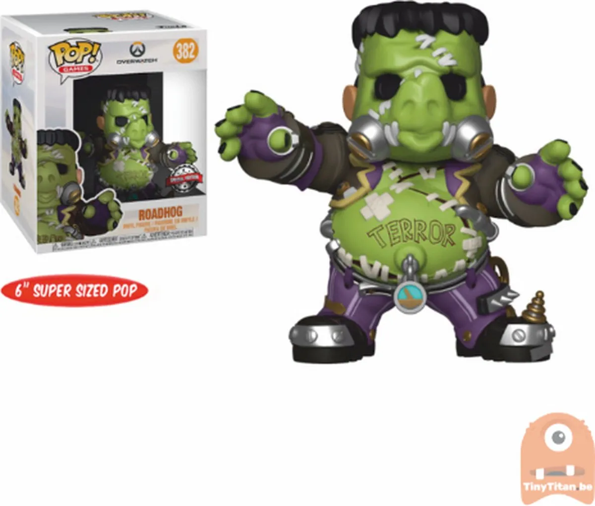 Funko Pop! Games Overwatch Roadhog Oversized - 33214 - Multi - afbeelding 6 van 6