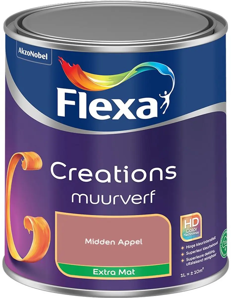 Flexa Creations Muurverf Extra Mat Midden Appel
