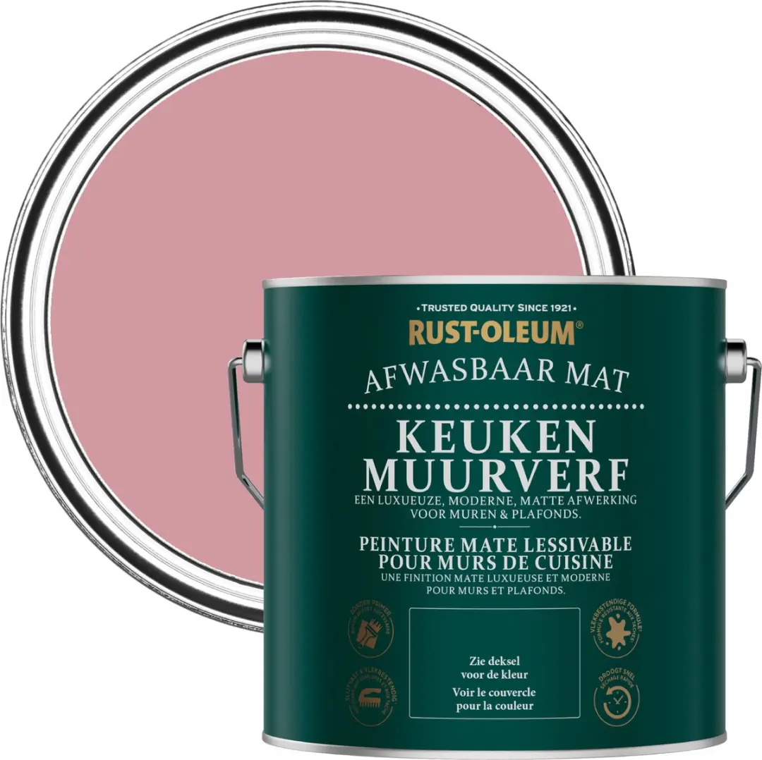 Rust-Oleum Roze Keuken muurverf