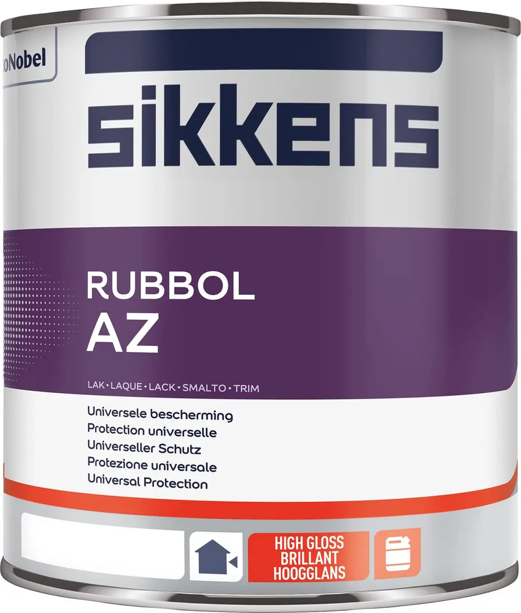 Sikkens Rubbol AZ Ral 9010 Lakverf 1L