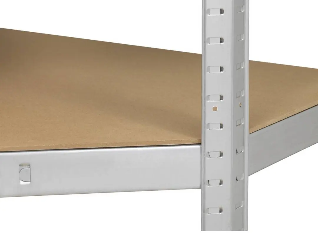 TOOLCRAFT KPW77 Stellingkast Hoekmodule - 175kg - 70x180x70cm - Zilver