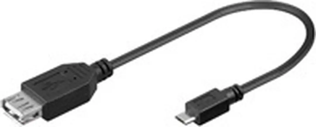Goobay USB Micro-B naar USB-A Adapter 2.0 - 0,2m - 10 Stuks