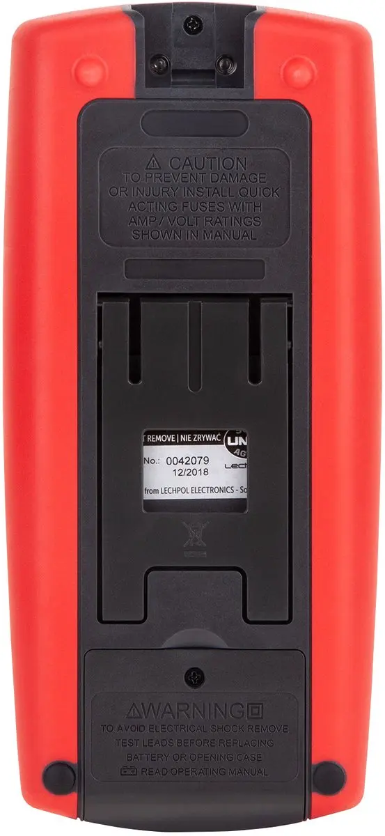 UNI-T UT71E Multimeter - True RMS - USB - Rood/Grijs