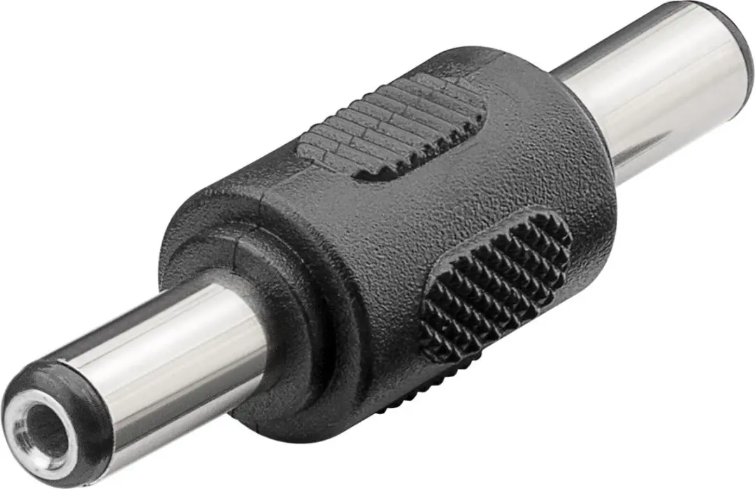 Goobay DC Koppelstuk 5,5mm x 2,1mm - 10 Stuks - Zwart