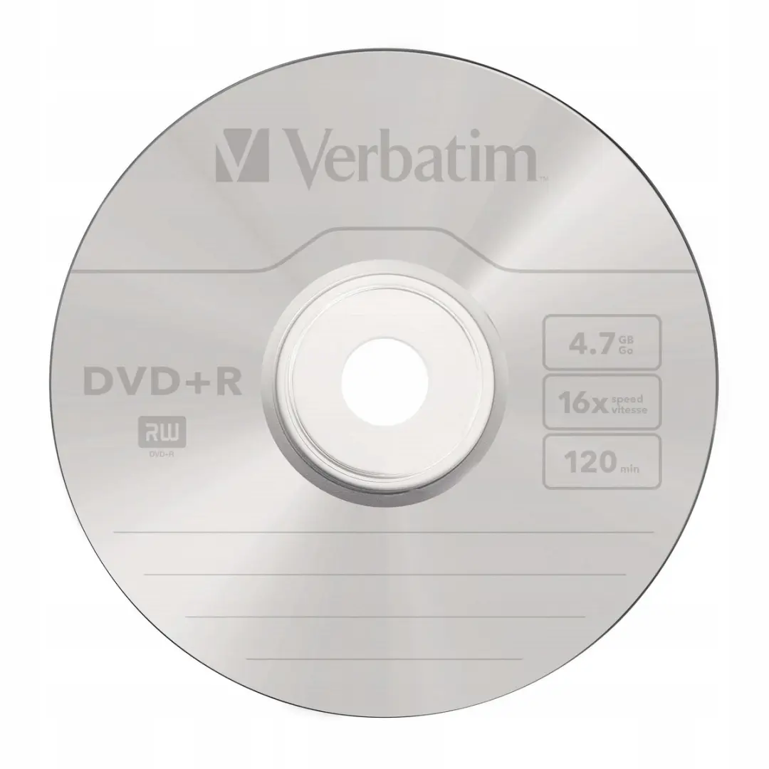 Verbatim 43550 DVD+R Matt Silver - 50 Stuks / Spindel