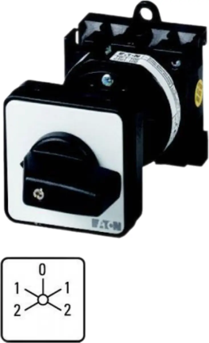 Eaton Wende-polomschakelaar T0 20A 6-BE
