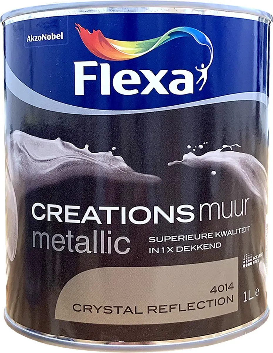 Flexa Creations Muurverf Metallic Crystal Reflection 1L