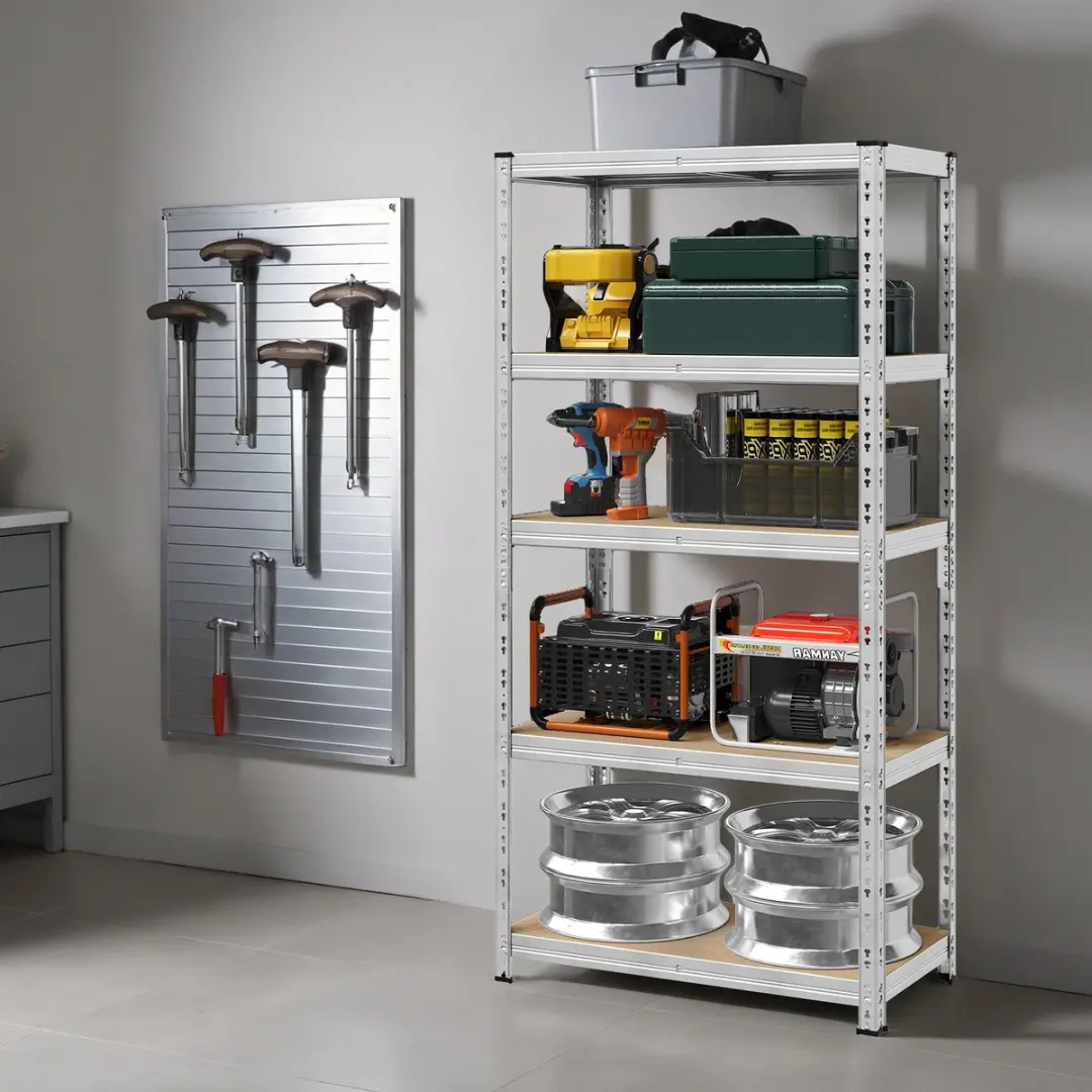 Songmics Stellingkast Zilver - Max 875 kg