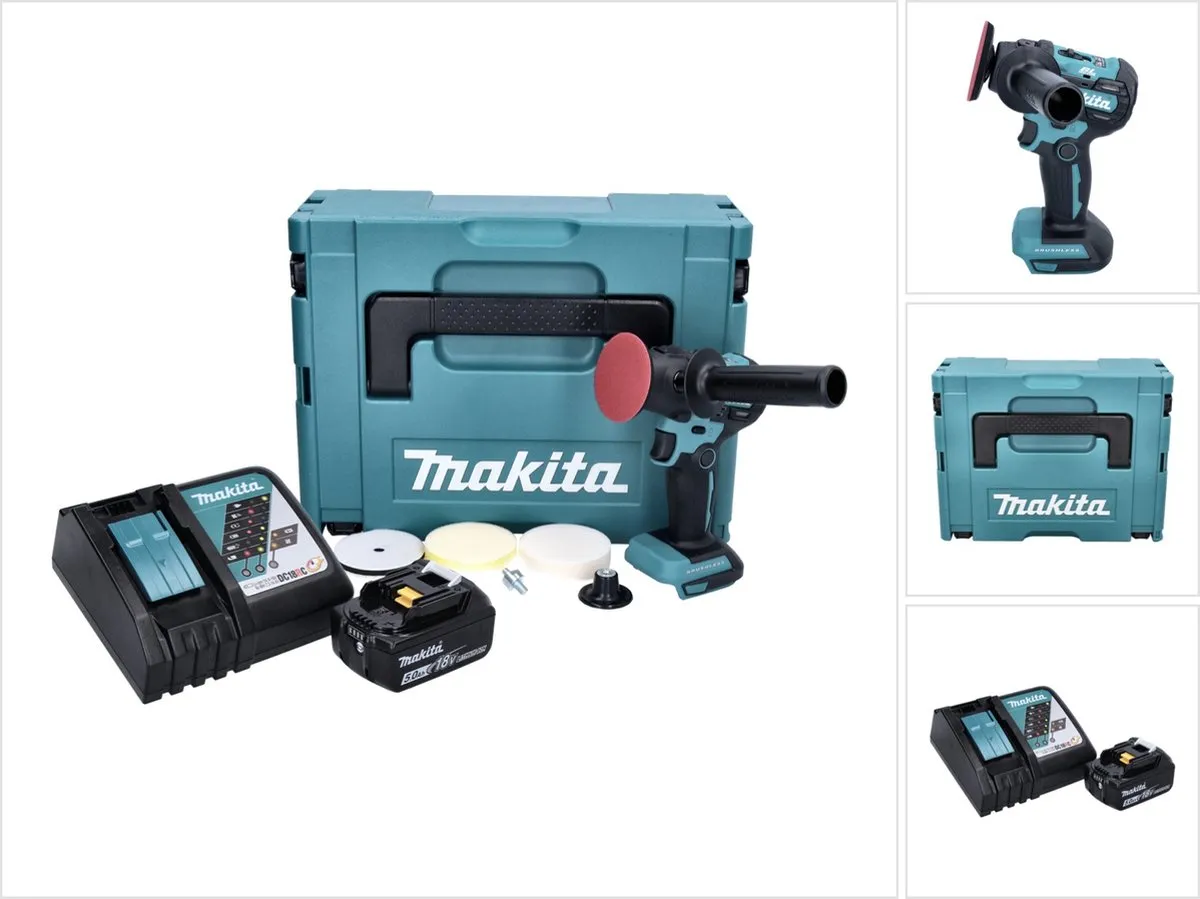 Makita DPV 300 RT1J Accu Schuurmachine 18V