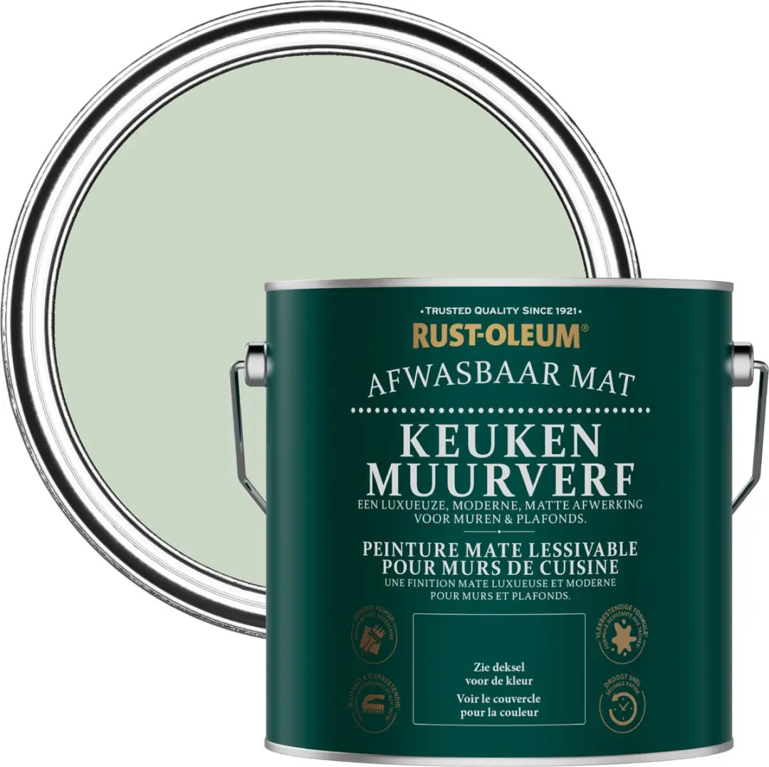 Rust-Oleum Groen Keuken muurverf